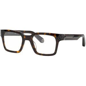 NEW PHILIPP PLEIN EYEGLASSES, HAVANA UNISEX EYEWEAR VPP082M 0722